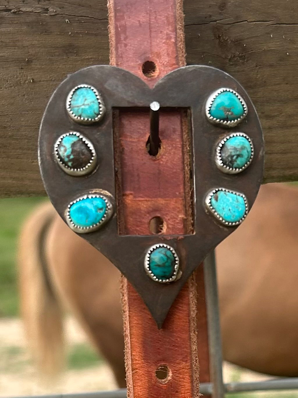 Heart Turquoise Buckles