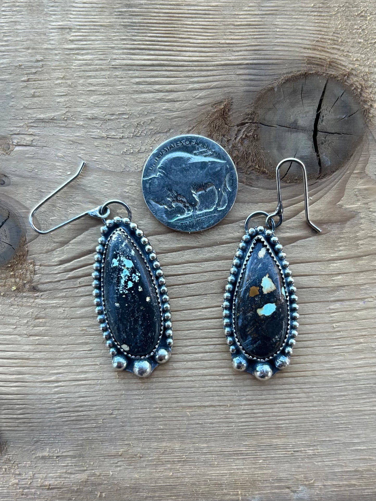 Black Jack Earrings