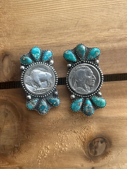 Buffalo nickel rings