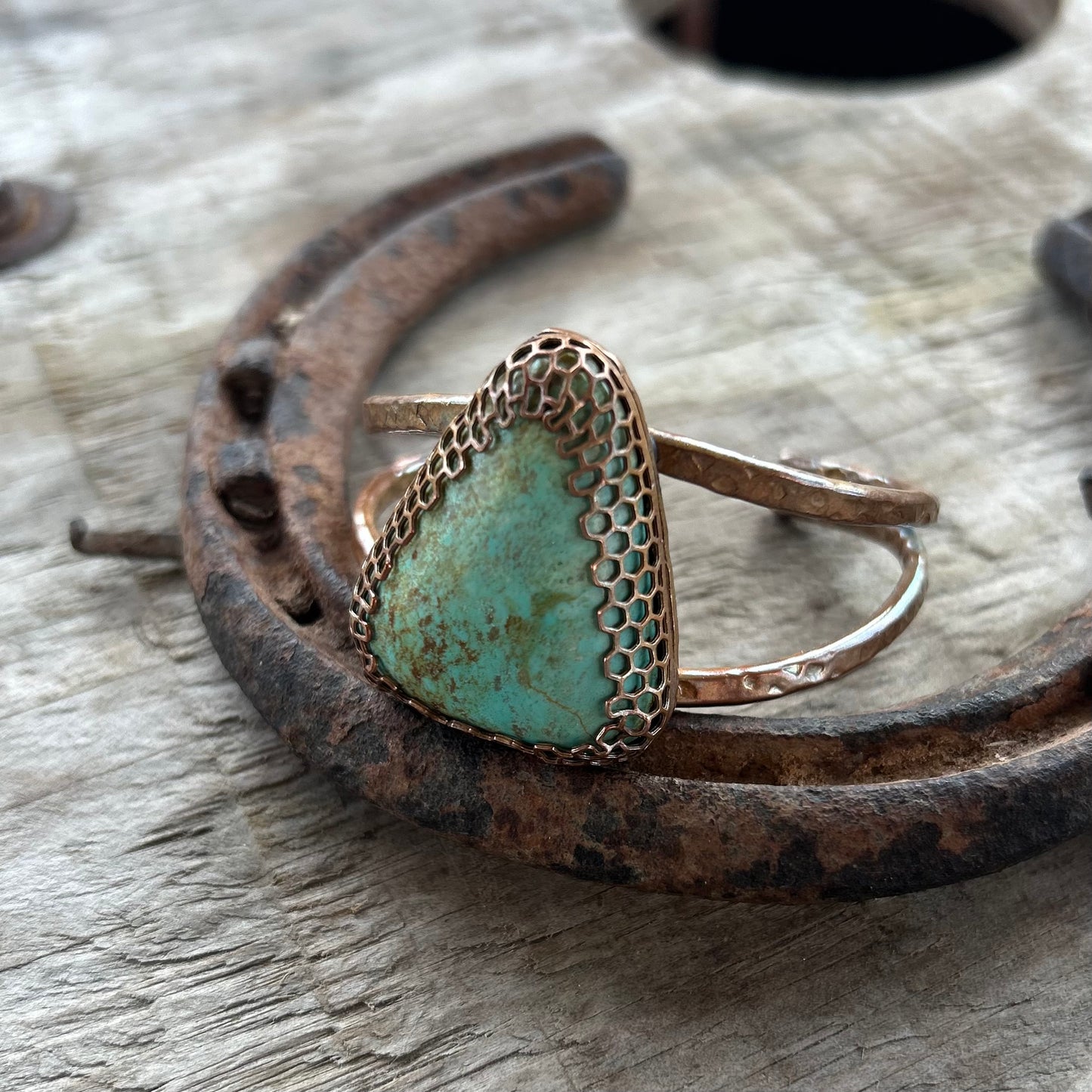 Turquoise Copper Cuff