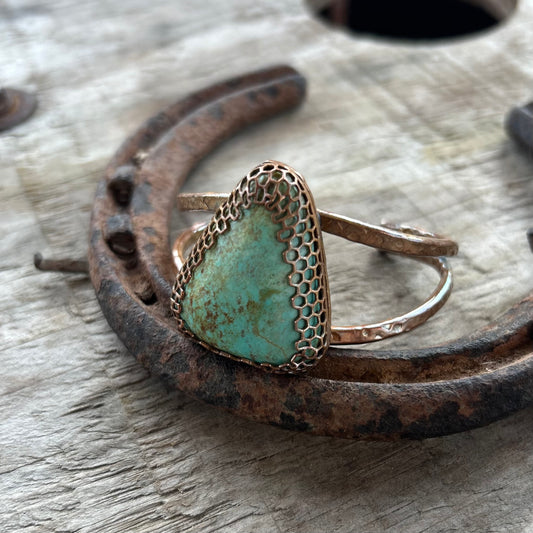Turquoise Copper Cuff