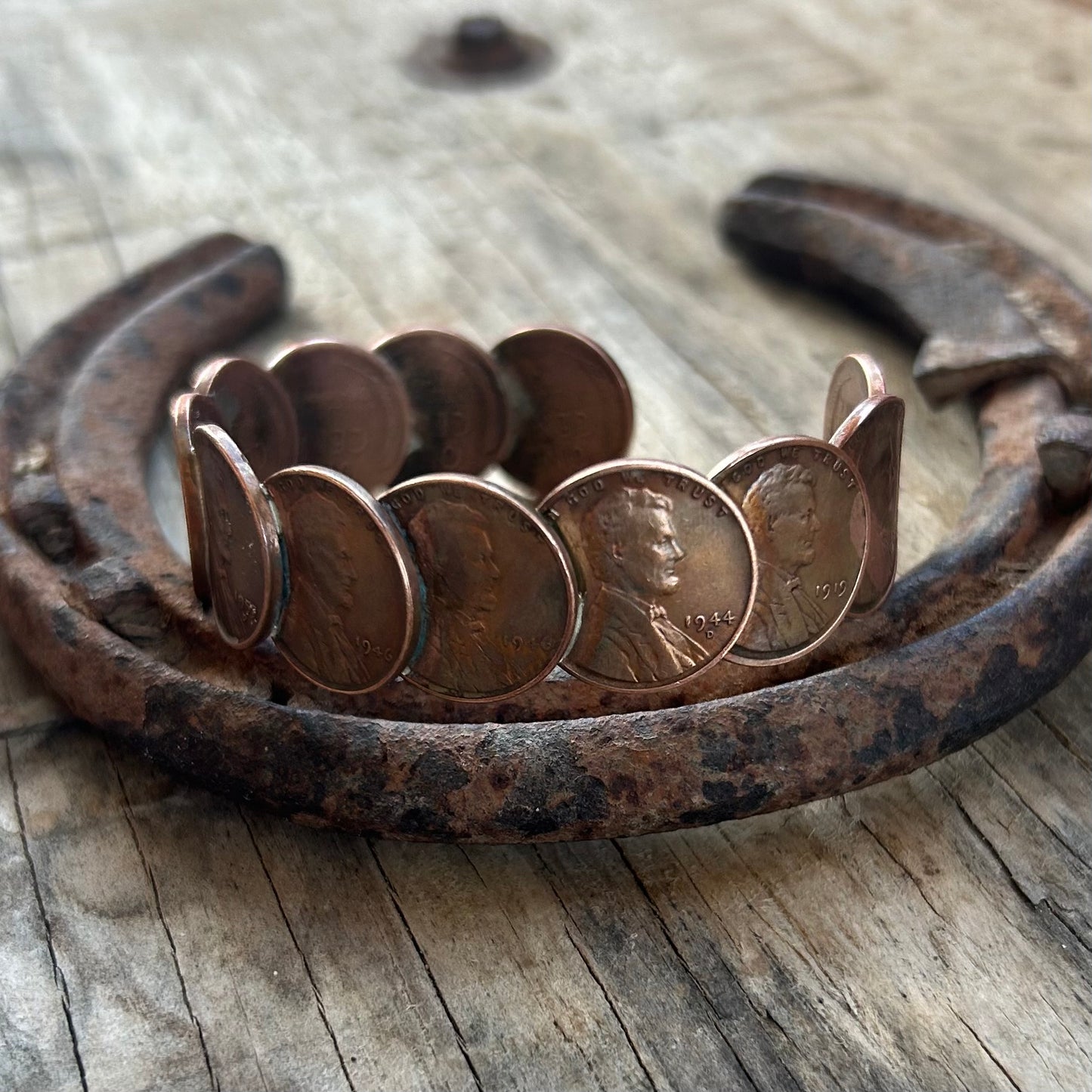 Copper Penny Cuff