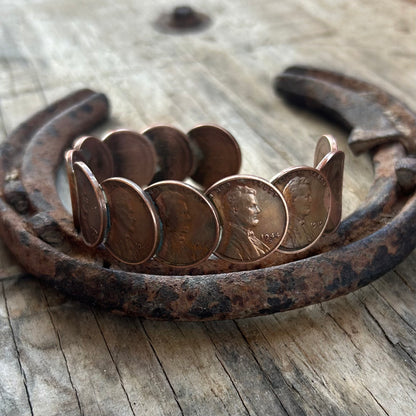 Copper Penny Cuff