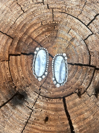 Dendritic Agate Earrings