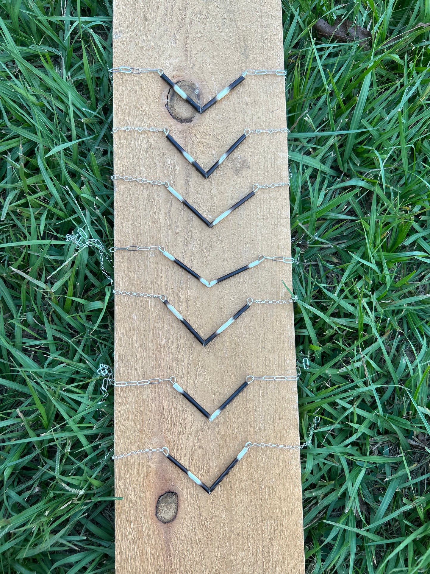 Porcupine quill necklace