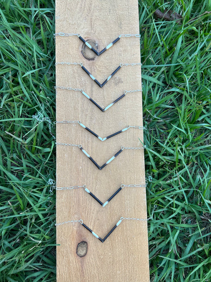 Porcupine quill necklace