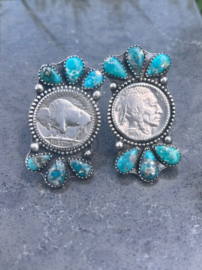Buffalo nickel rings