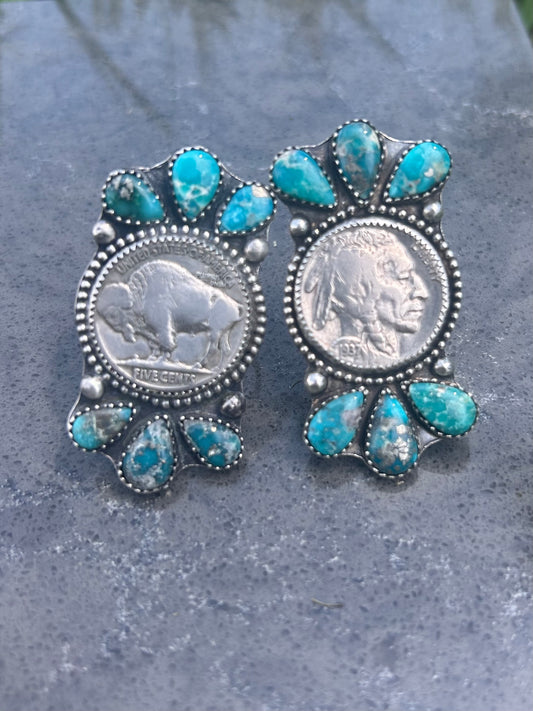 Buffalo nickel rings