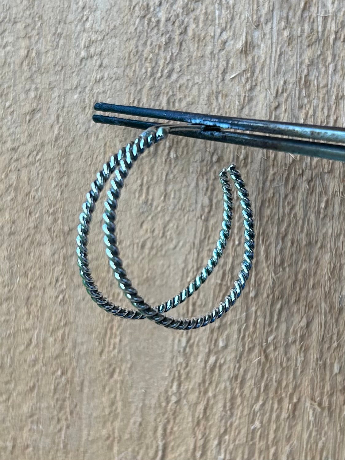 Star & Moon Twist Hoops