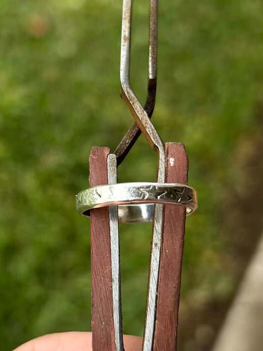 Stacker Star Stamped Ring