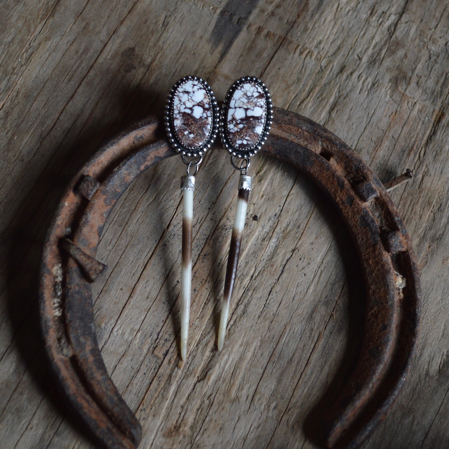 Wild Horse Quill Earrings