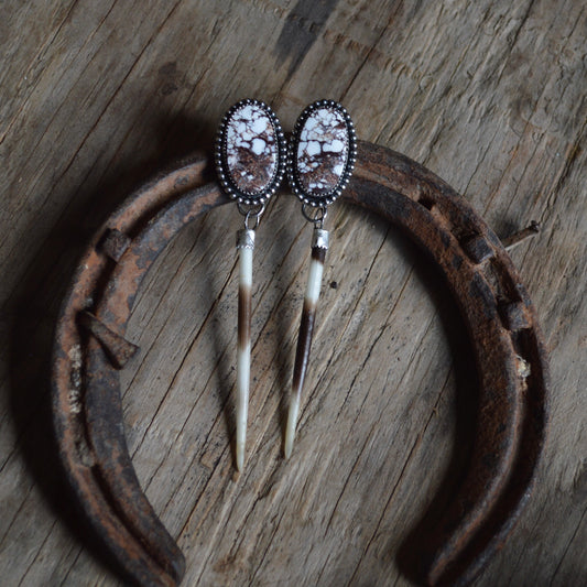 Wild Horse Quill Earrings