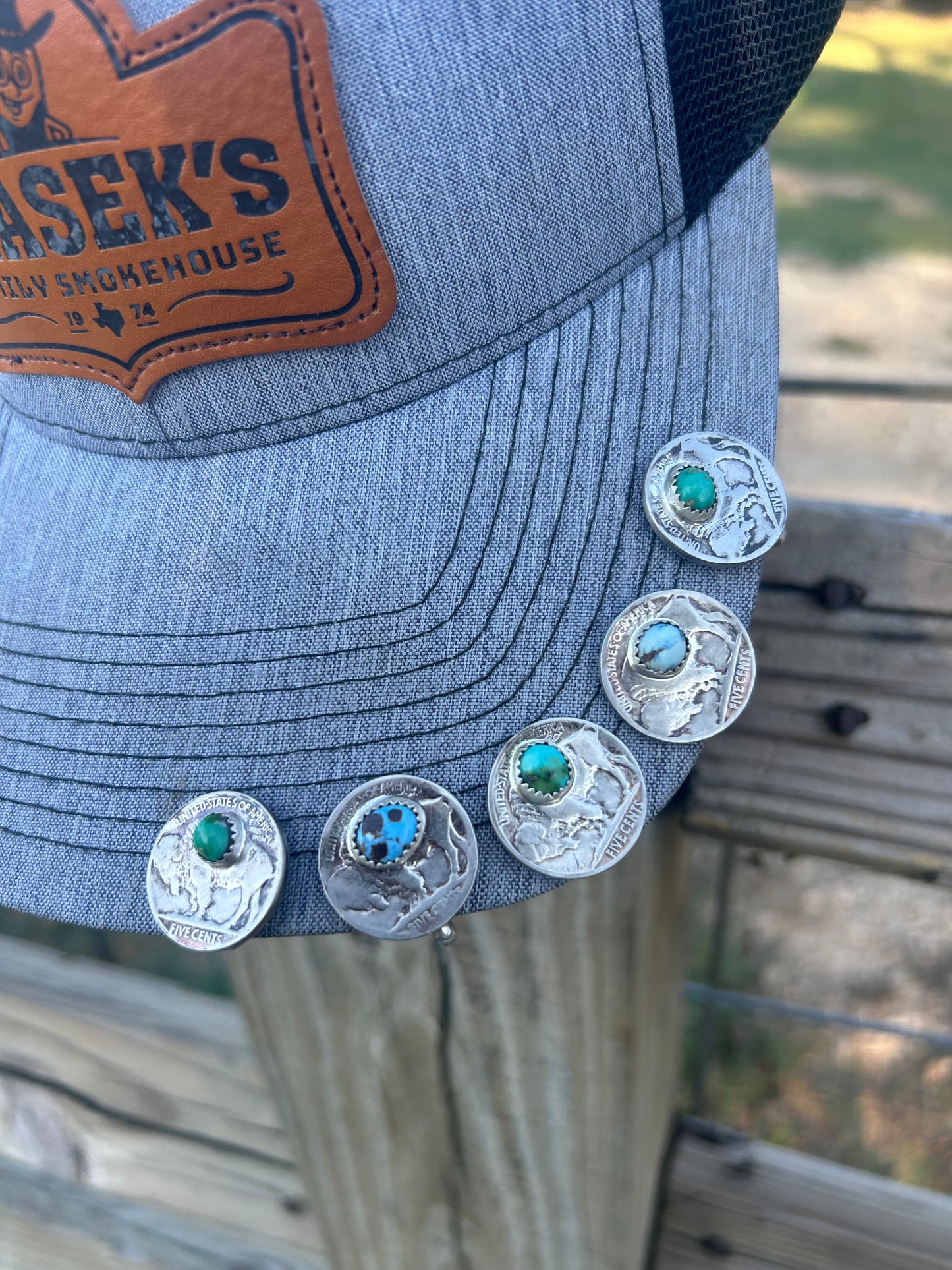 Buffalo Nickel Hat Clips