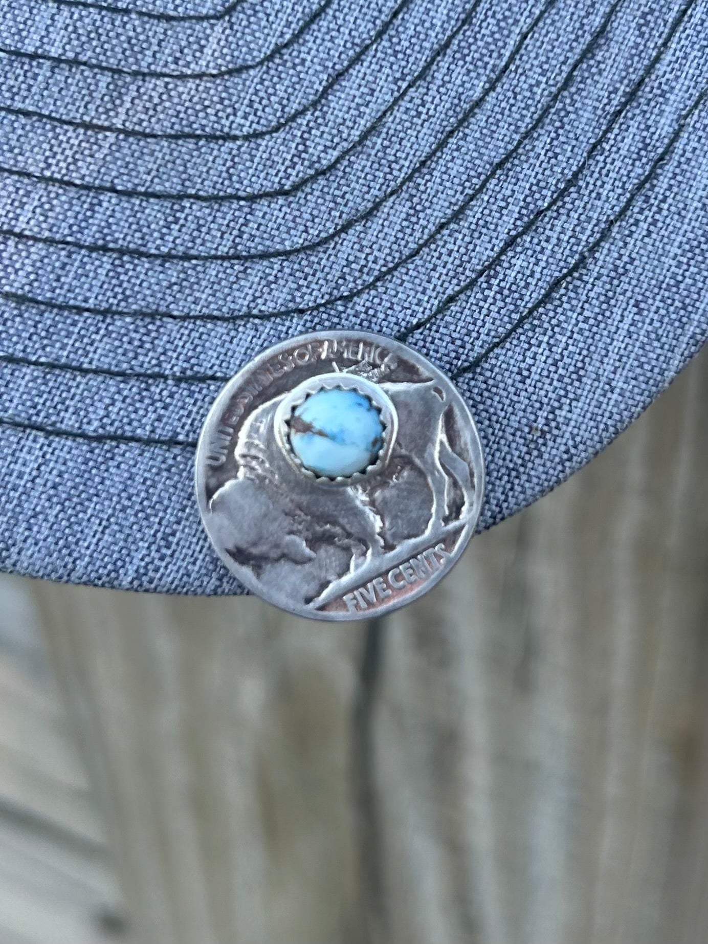 Buffalo Nickel Hat Clips