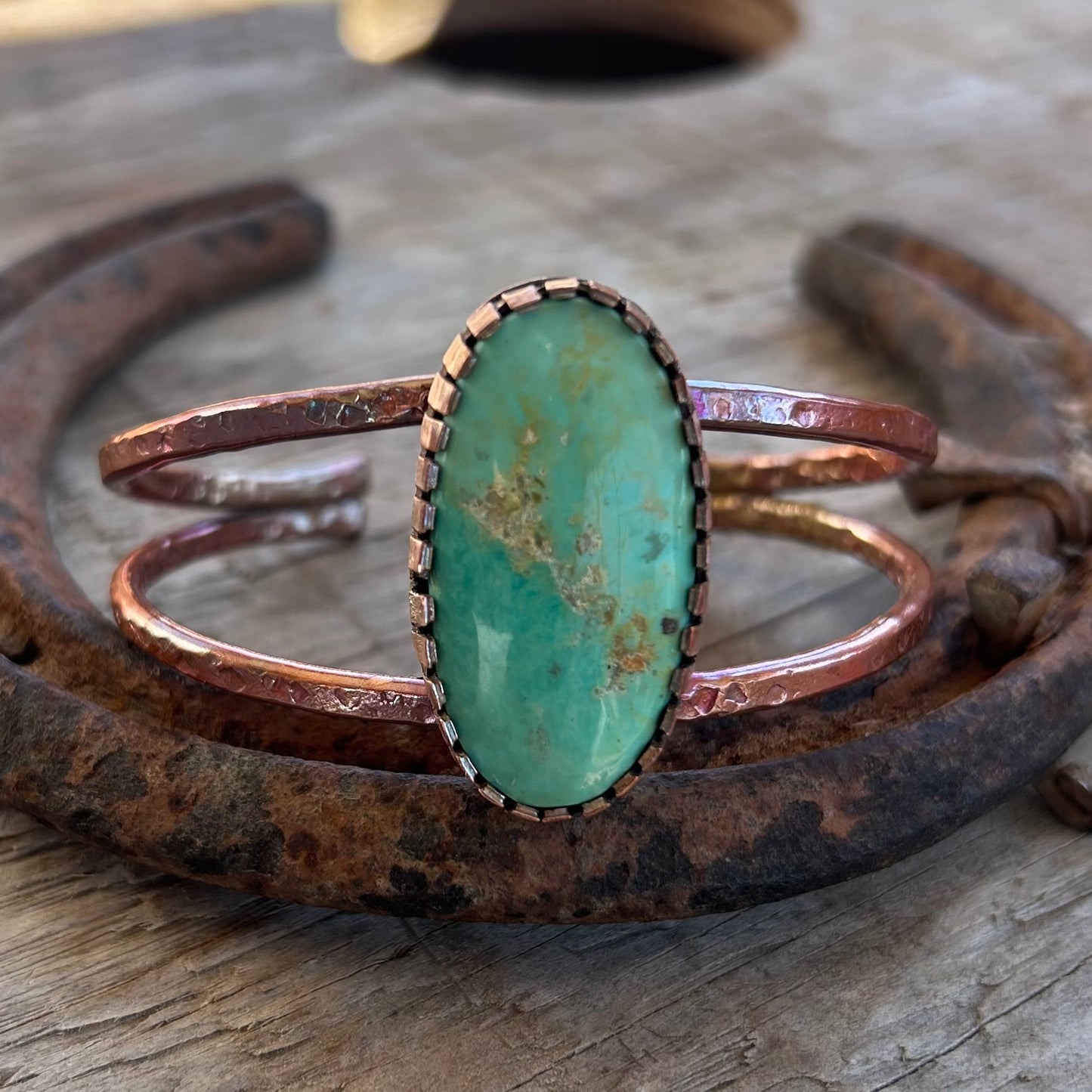 Variscite Copper Cuff