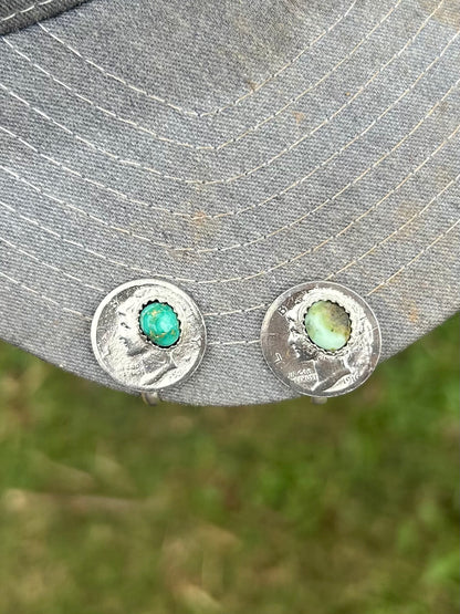 Liberty dime hat clips