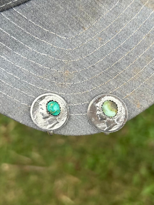 Liberty dime hat clips
