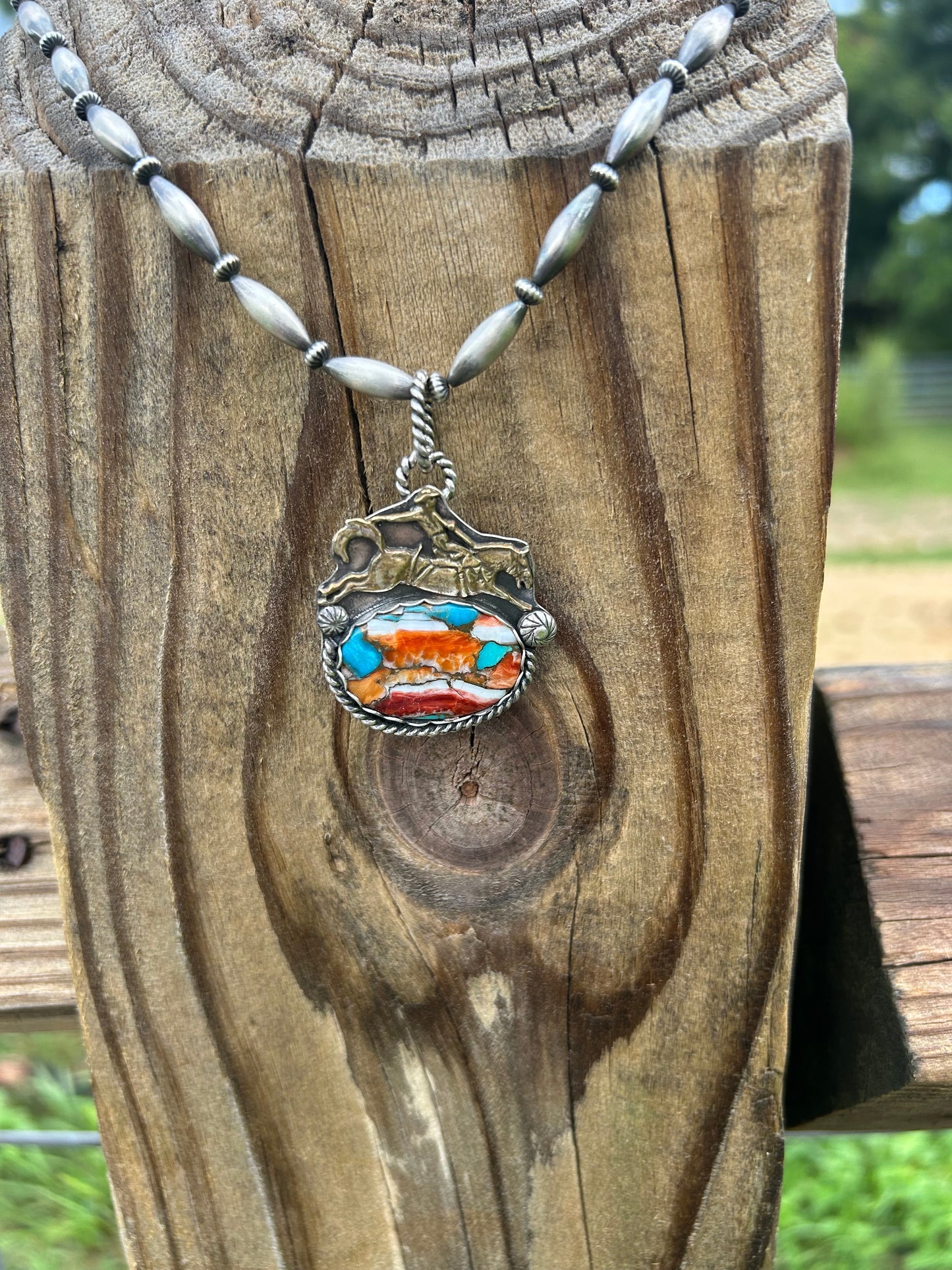 Cowboy Spiny Oyster Pendant