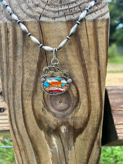 Cowboy Spiny Oyster Pendant