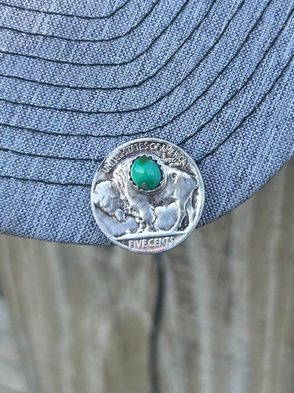 Buffalo Nickel Hat Clips