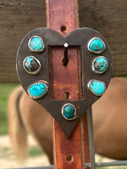 Heart Turquoise Buckles
