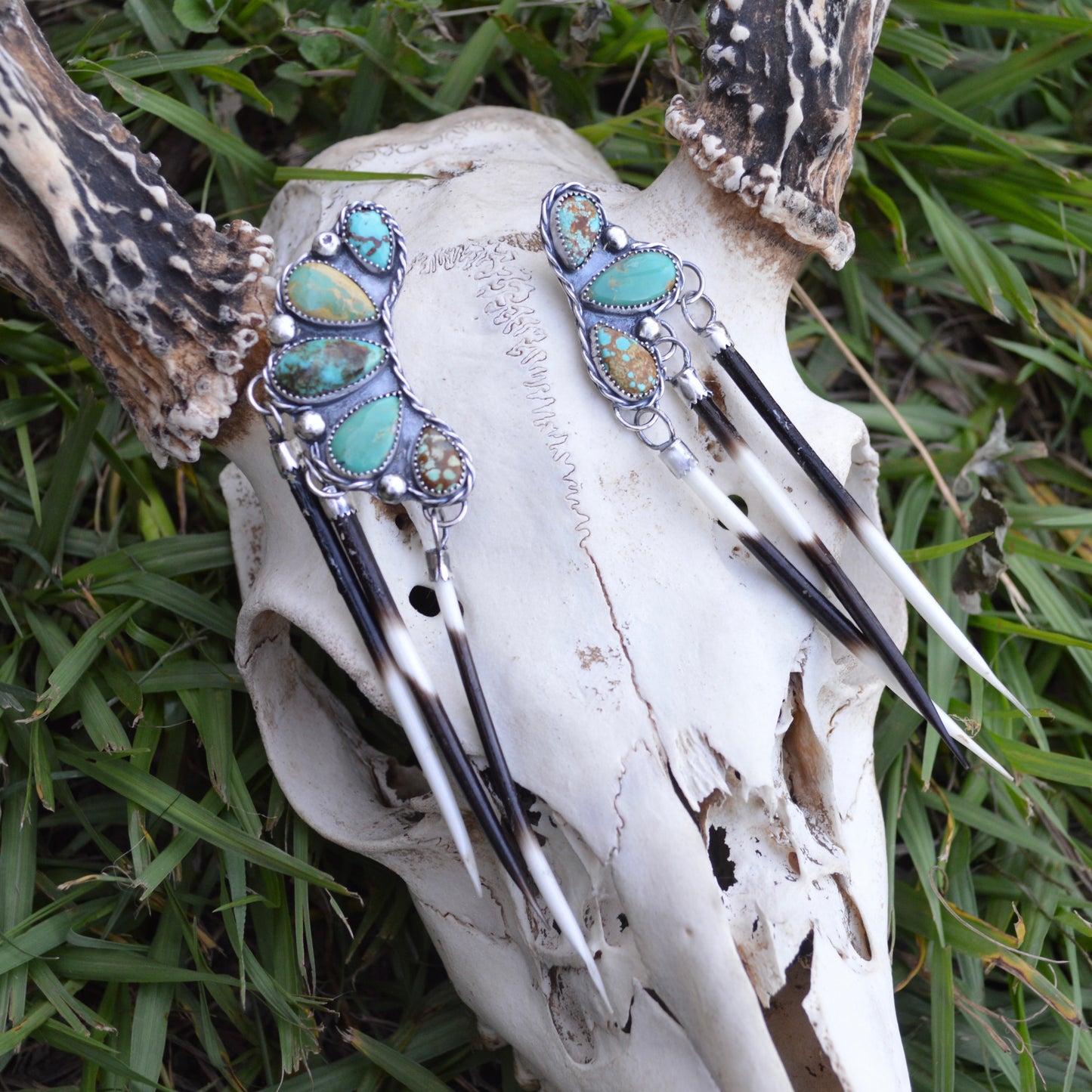 Mismatch Quill Earrings