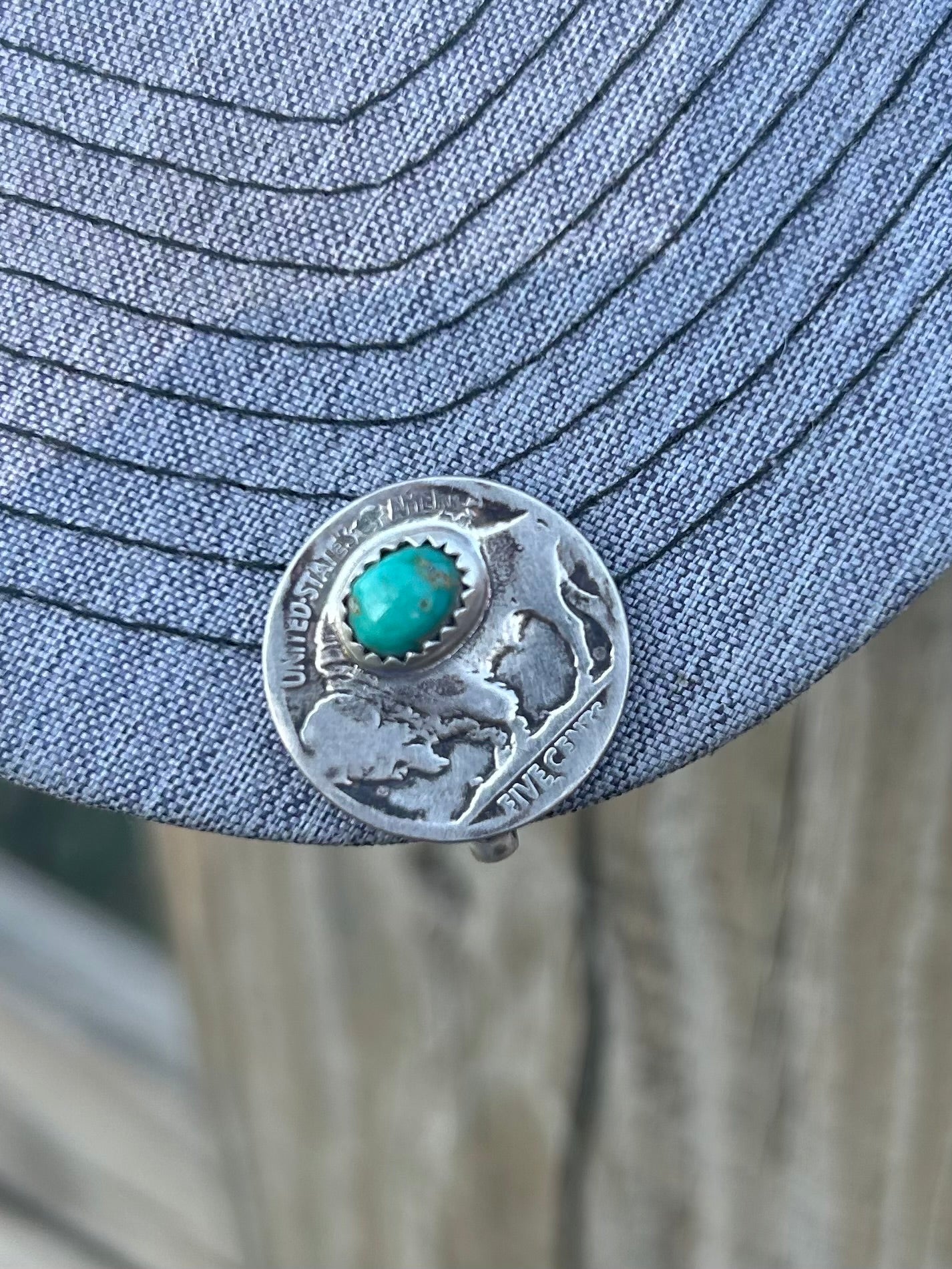 Buffalo Nickel Hat Clips