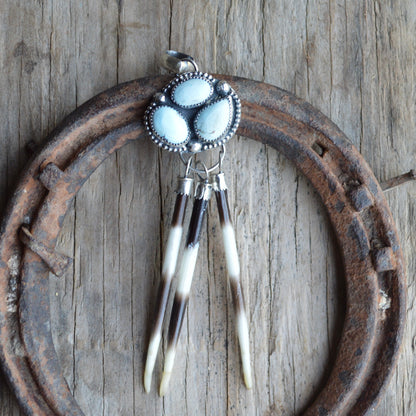 Golden Hill Quill Pendant