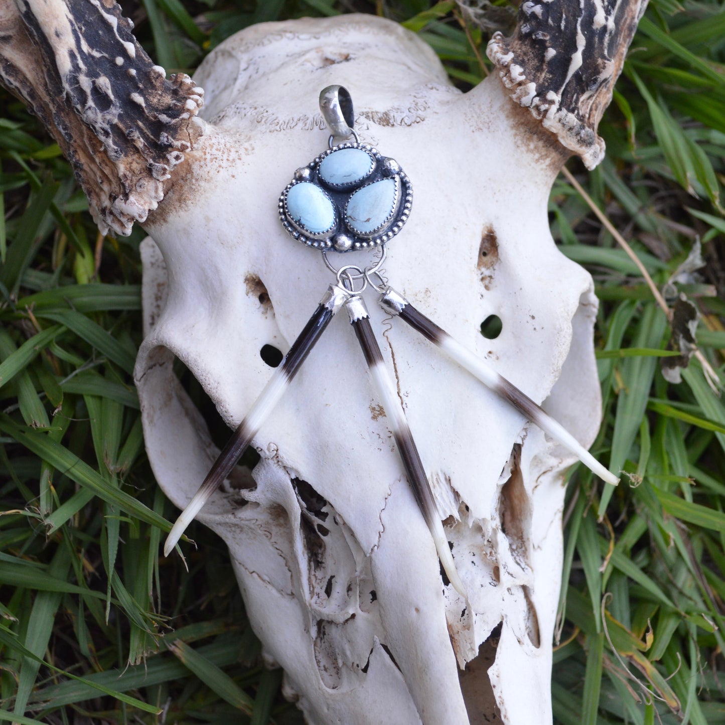 Golden Hill Quill Pendant