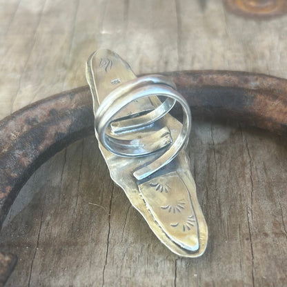 Blue Crawler Ring
