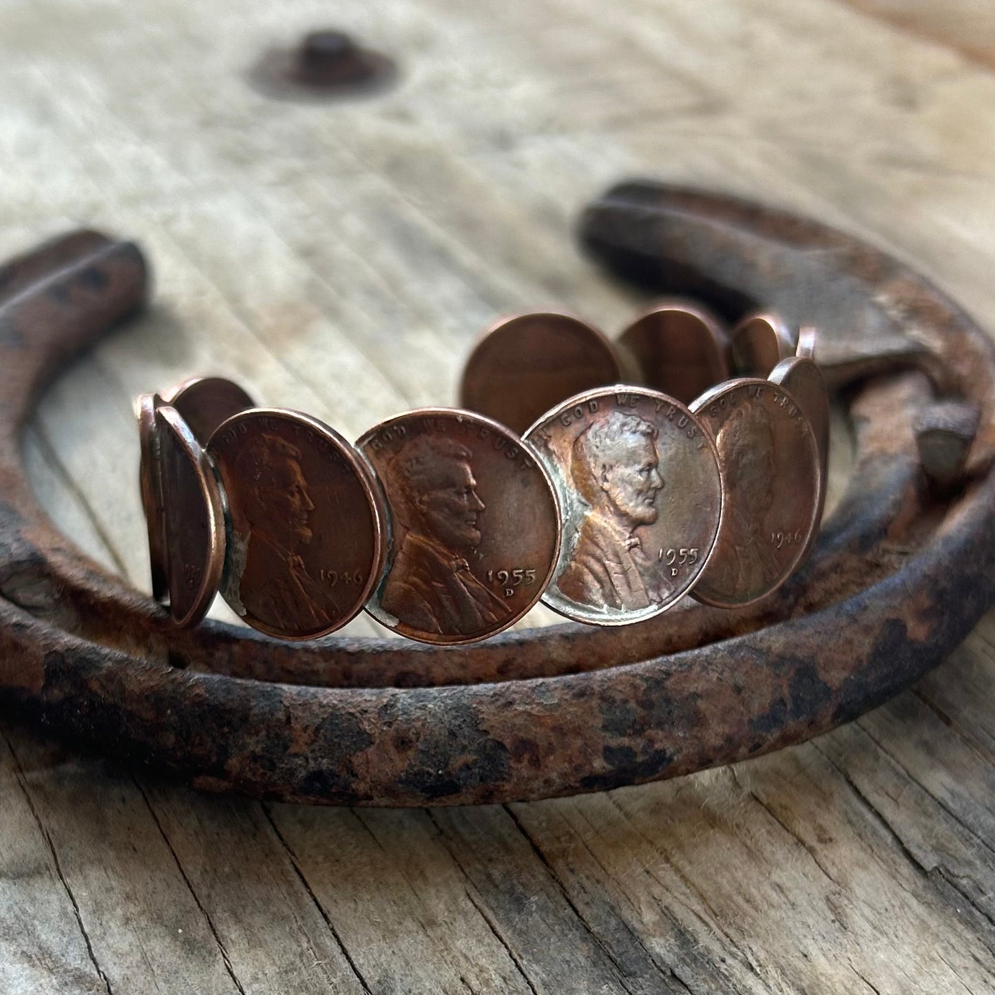 Copper Penny Cuff