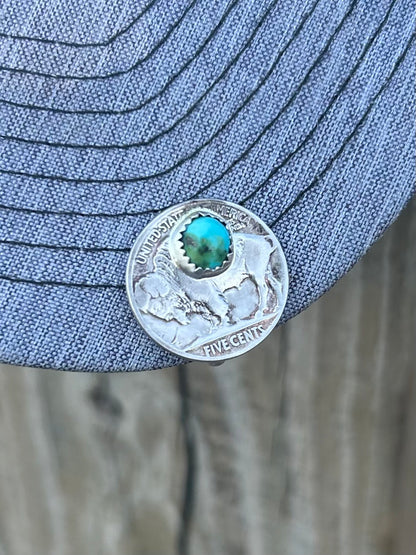 Buffalo Nickel Hat Clips