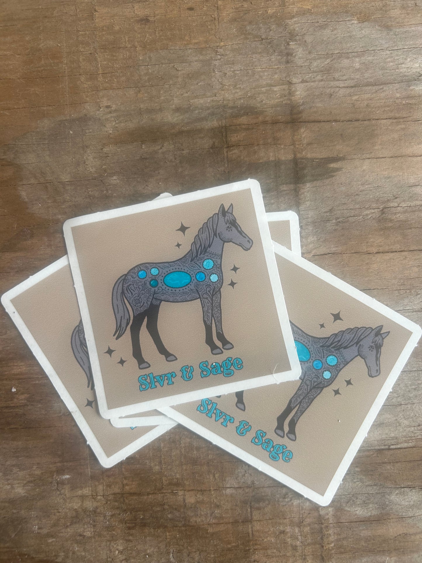 Turquoise Sticker