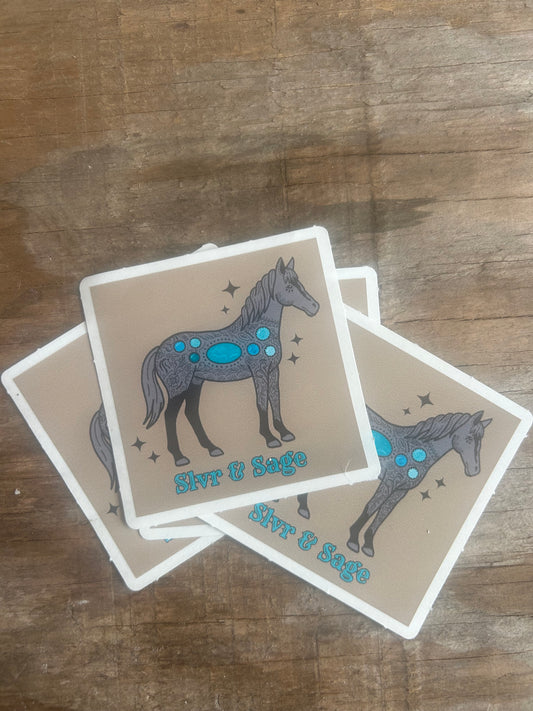 Turquoise Sticker