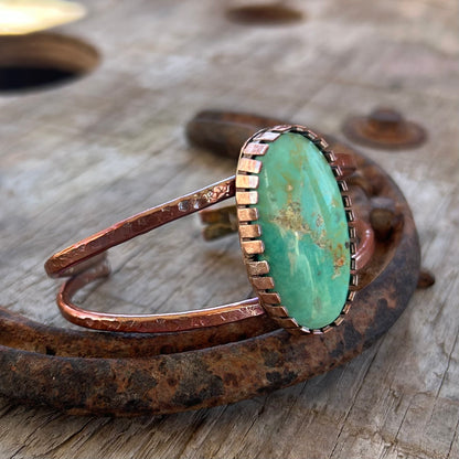 Variscite Copper Cuff