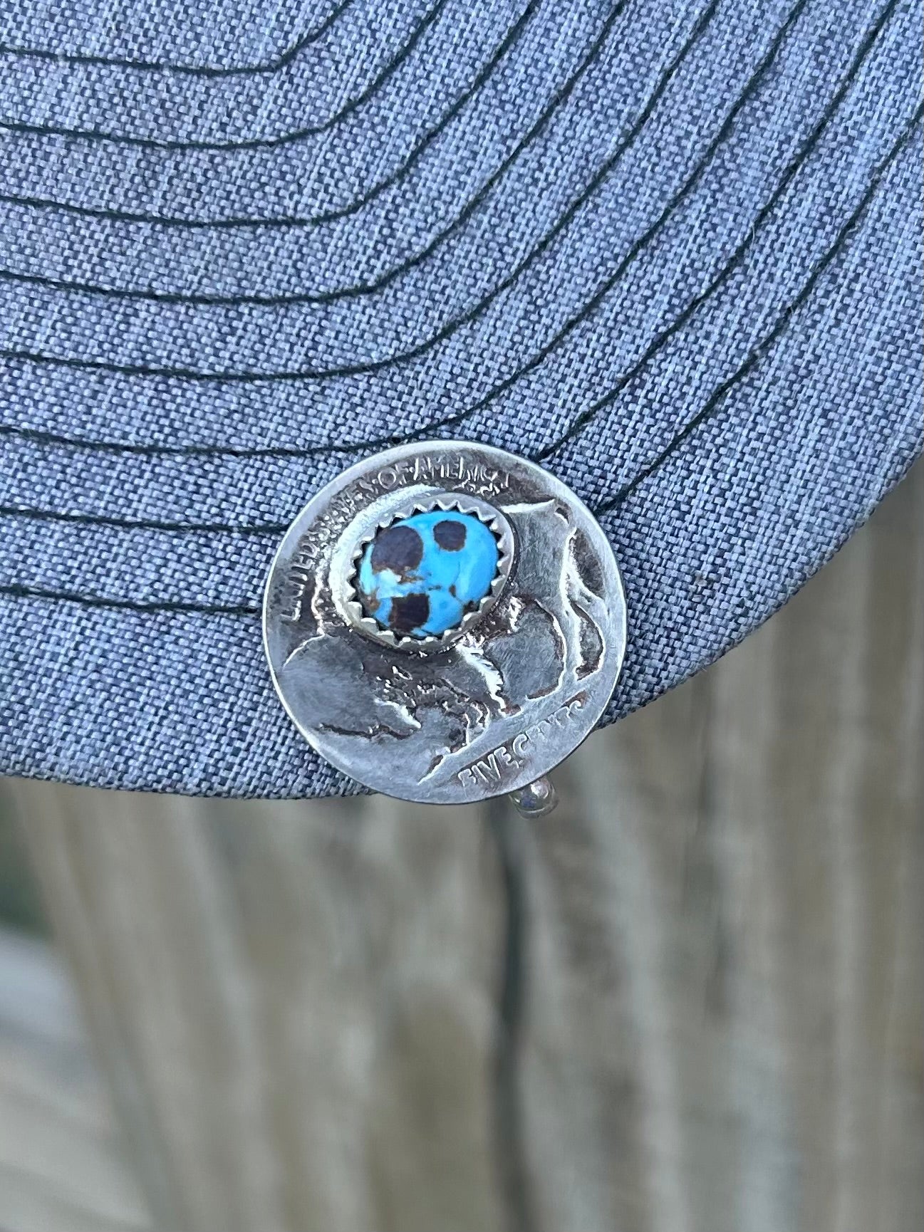 Buffalo Nickel Hat Clips