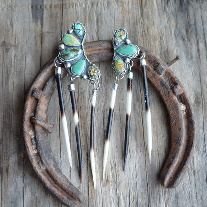 Mismatch Quill Earrings